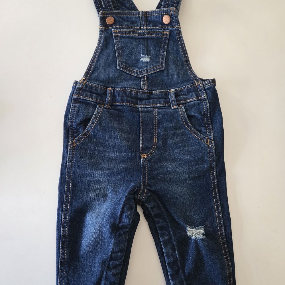 Old Navy Dark Denim Kids Overalls